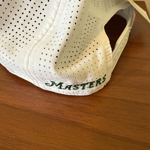 NWT Masters Golf White Logo Snapback Hat, Augusta National - Picture 2 of 3